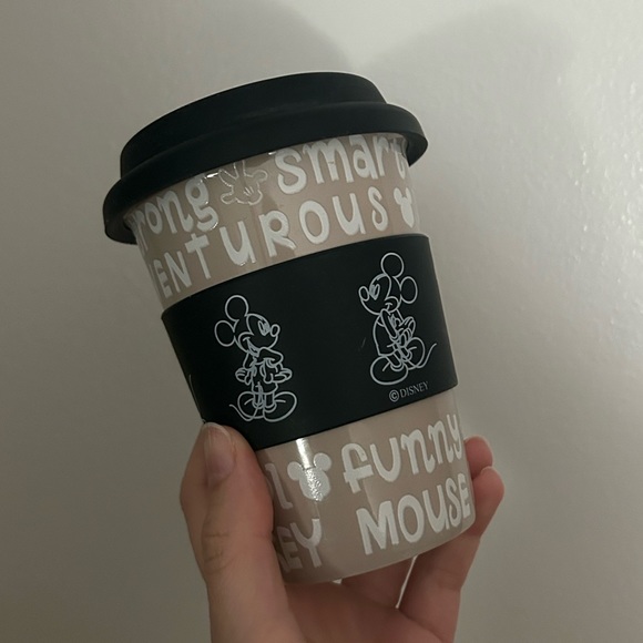 Disney World Disney Parks Mickey Mouse Coffee Cup To Go Mug Ceramic Tea - Picture 5 of 5